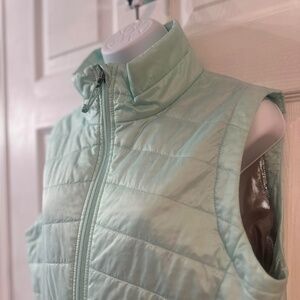 Green Columbia Puffer Vest